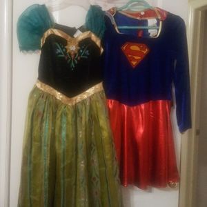 ANNA Dress Frozen & Super girl dress Halloween